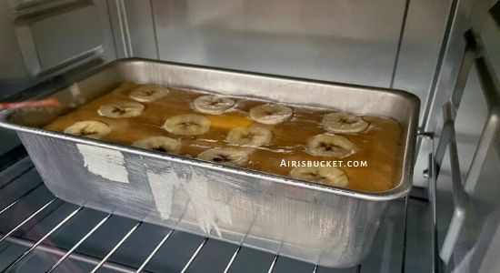 Resipi Kek Pisang Gebu Mudah Disediakan